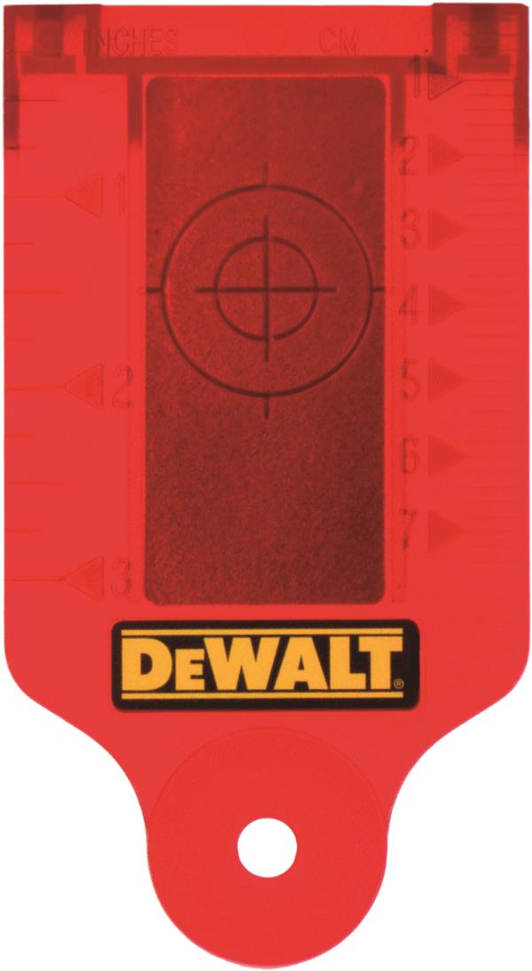 Scheda bersaglio per rilevamento laser DeWALT DE0730-XJ