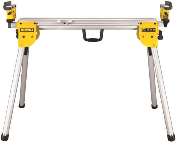 cavalletto di supporto estendibile DeWALT 1,1m con struttura robusta e supporti integrati
