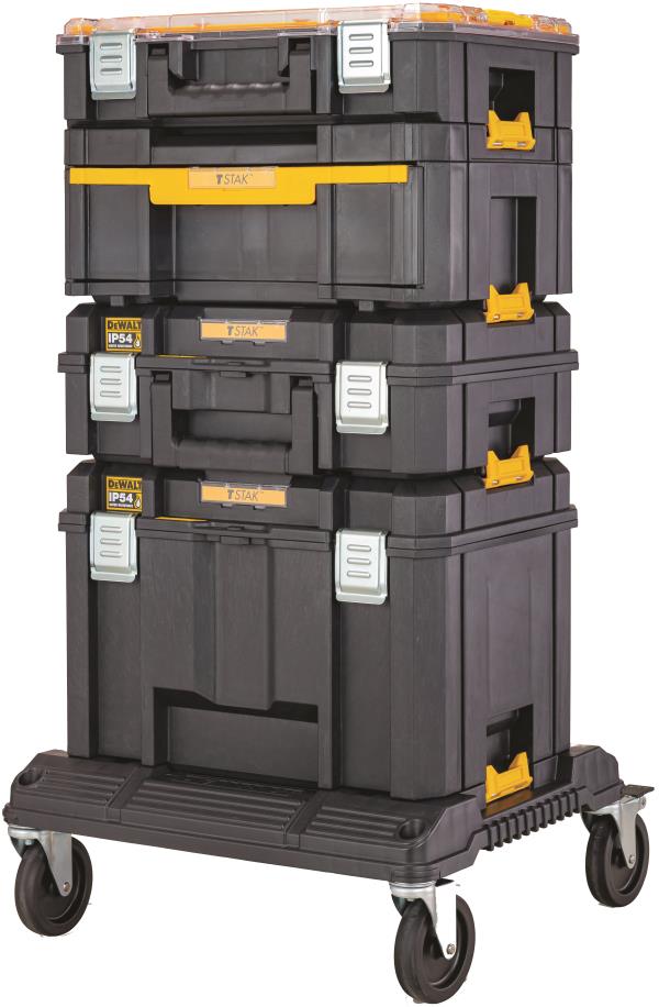 Kit composto da TSTAK cart + TSTAK II + TSTAK III + TSTAK V + TSTAK VI DeWALT DWST83412-1