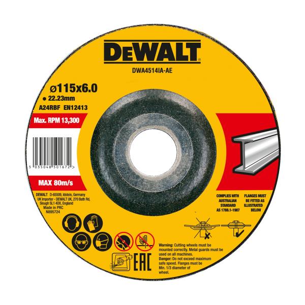 Depresso - 115mm 6mm DeWALT DWA4514IA-AE
