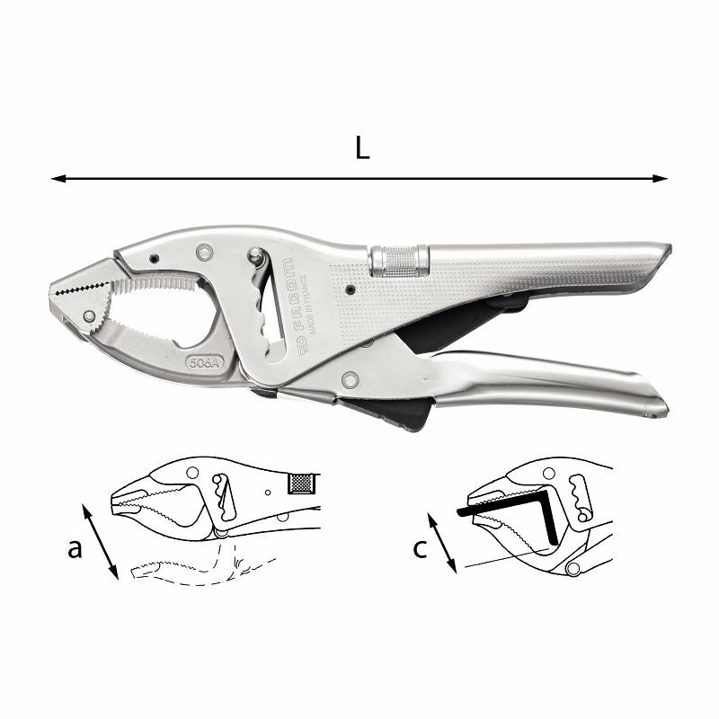 USAG U01350535 - 135 D PINZA AUTOBLOCCANTE USAG