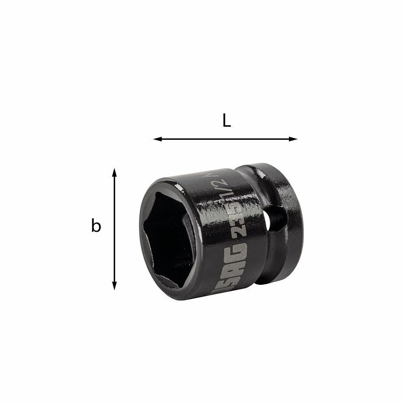 USAG U02350519 - 235 1/2 MB 19 CHIAVE A BUSSOLA CORTA USAG