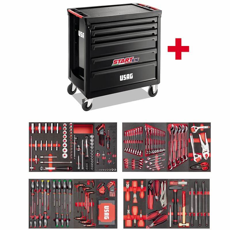 USAG U05161632 - 516 STXL6NMM CARRELLO CON ASSORTIMENTO