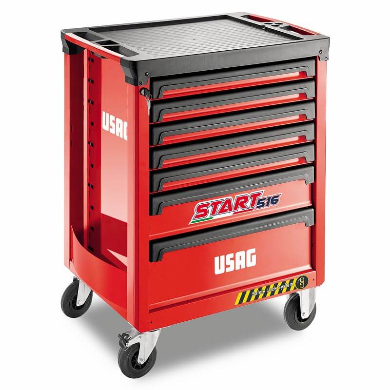 USAG U05160127 - 516 STS7V CARRELLO START ROSSO VUOTO