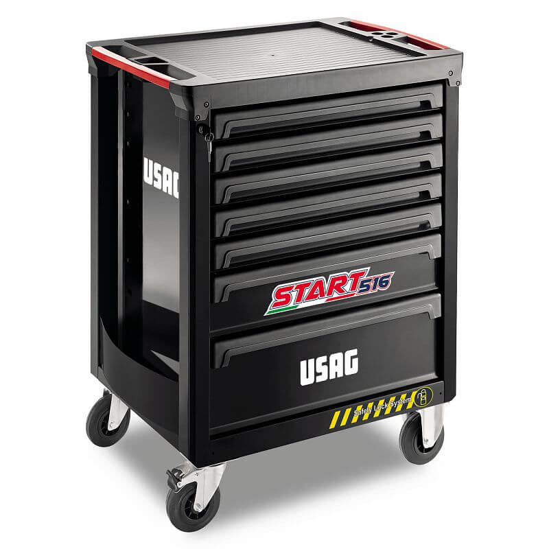 USAG U05160137 - 516 STS7NV CARRELLO START NERO VUOTO