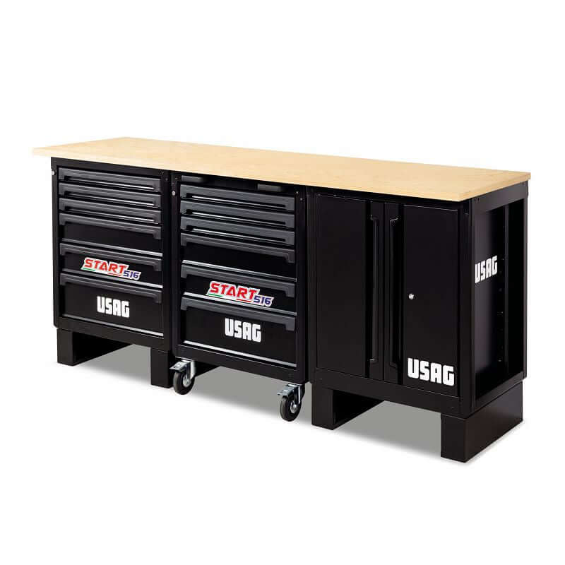 USAG U05160290 - 516 SA/BCL BANCO LEGNO C/CARRELLO