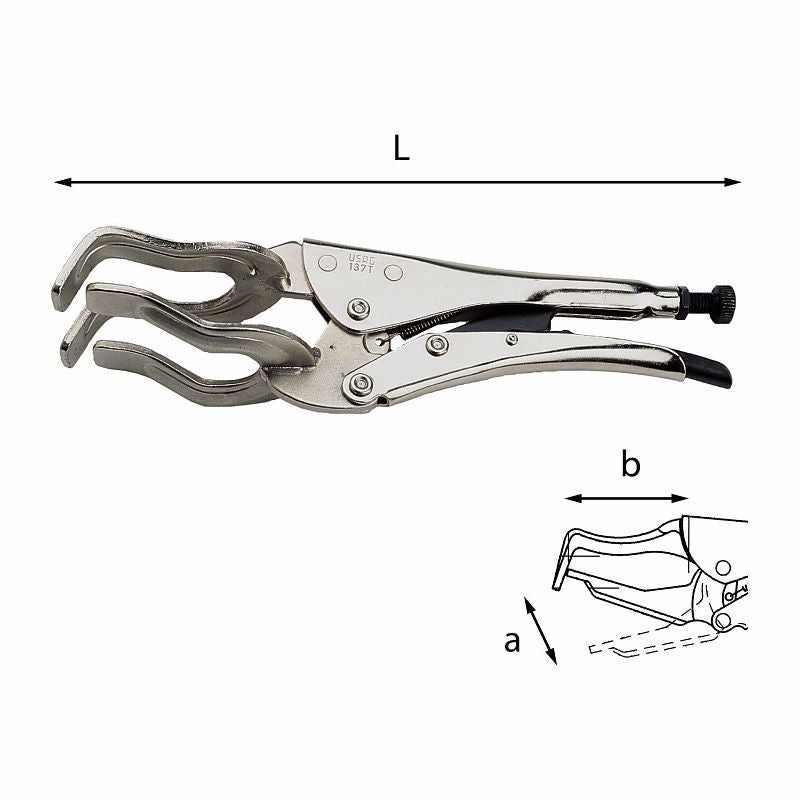 USAG U01370101 - 137 T_285 PINZA AUTOBLOCCANTE USAG