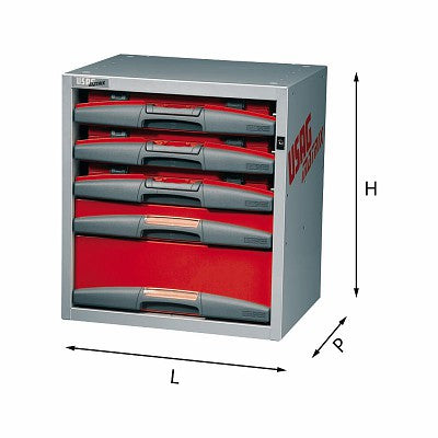 Composizione con valigette e cassetti 5000 F3 USAG U50000153