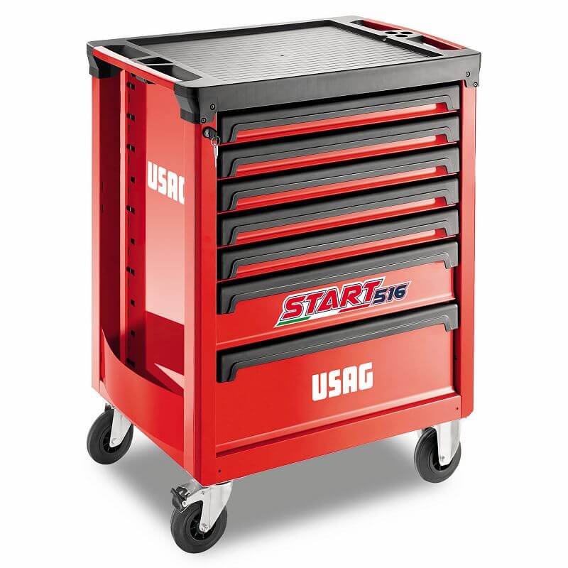 USAG U05160107 - 516 ST7V CARRELLO START ROSSO VUOTO