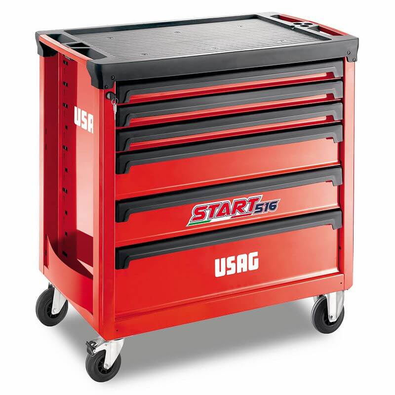 USAG U05160146 - 516 STXL6V CARRELLO START ROSSO VUOTO
