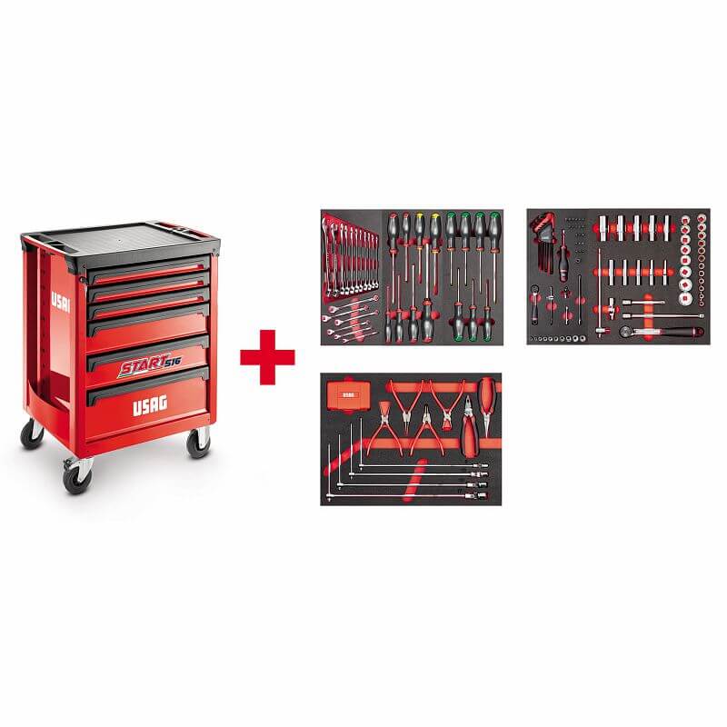 USAG U05160627 - 516 ST6MA CARRELLO CON ASSORTIMENTO