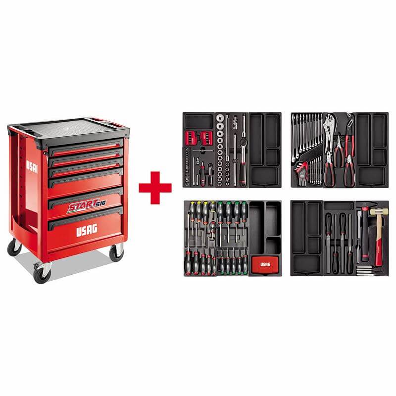 USAG U05160630 - 516 ST6PM CARRELLO CON ASSORTIMENTO