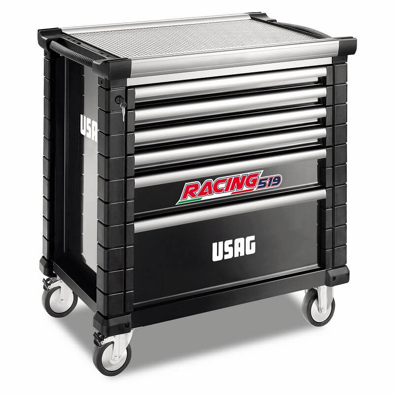 USAG U05190566 - 519 RS6/4NV CARRELLO RACING NERO VUOT