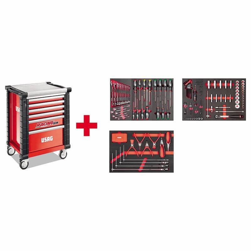 USAG U05190627 - 519 RS6/3MA CARRELLO CON ASSORTIMENTO