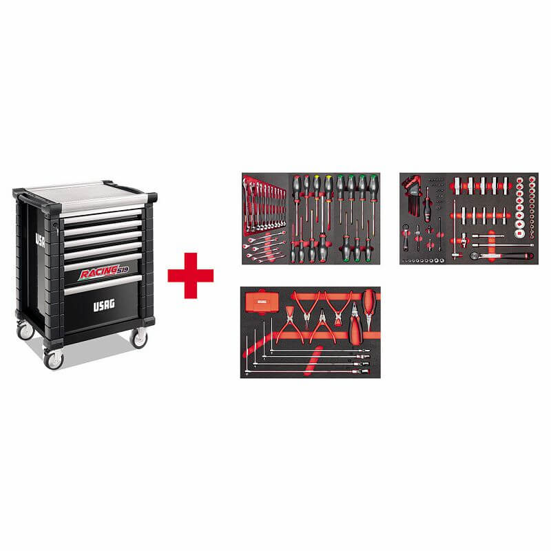 USAG U05191627 - 519 RS6/3NMA CARRELLO CON ASSORTIMENTO