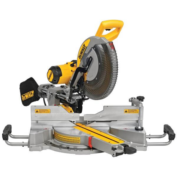 troncatrice radiale DeWALT 305mm 1675W con motore universale e sistema di tracciatura XPS