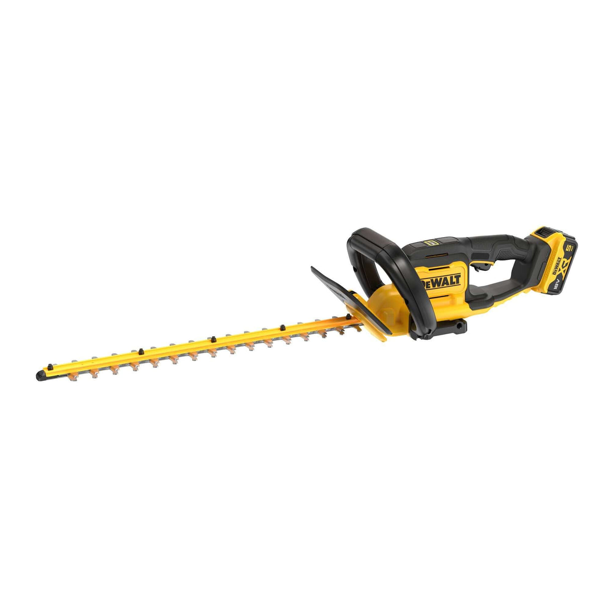 DeWALT DCMHT564P1-QW - Tagliasiepi 18V XR, motore a spazzole, Lunghezza lama 55cm, Passo lama 25mm - 1 x XR 18V 5Ah DeWALT