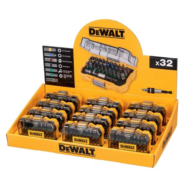 Masterbox composto da 12 pezzi DT7969-QZ con cartonato espositivo DeWALT DT7969M-QZ