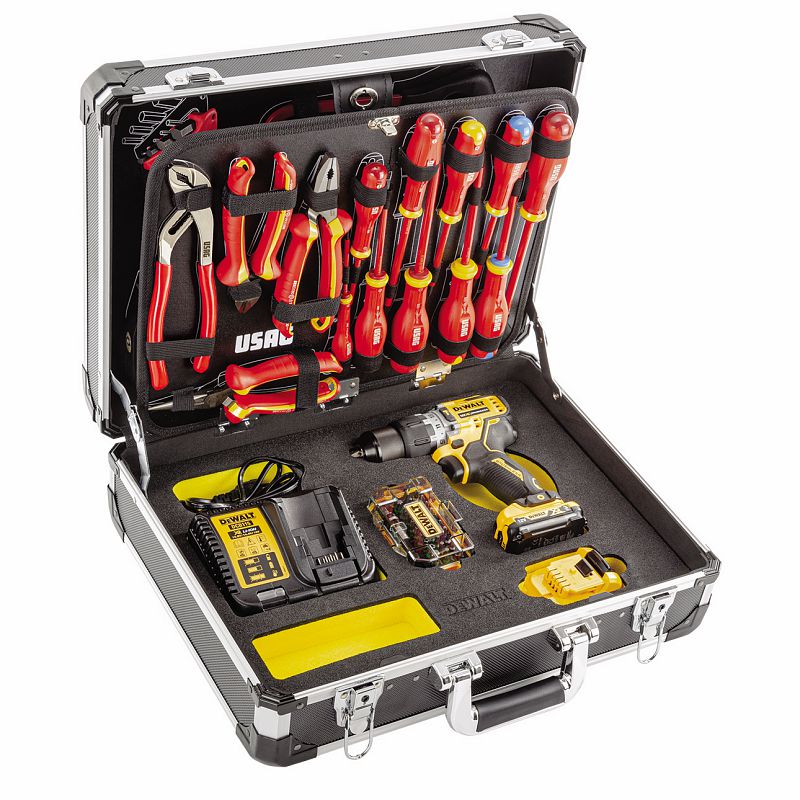 Valigia con assortimento per elettricisti (74 pz) 002 UDE USAG U00022706W