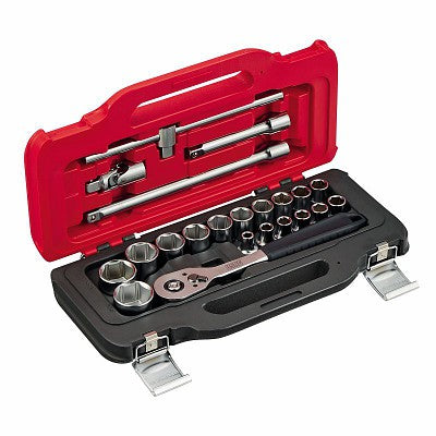 Assortimento in cassetta modulare con bussole esagonali (22 pz) 601 1/2 JS22 USAG U06010023