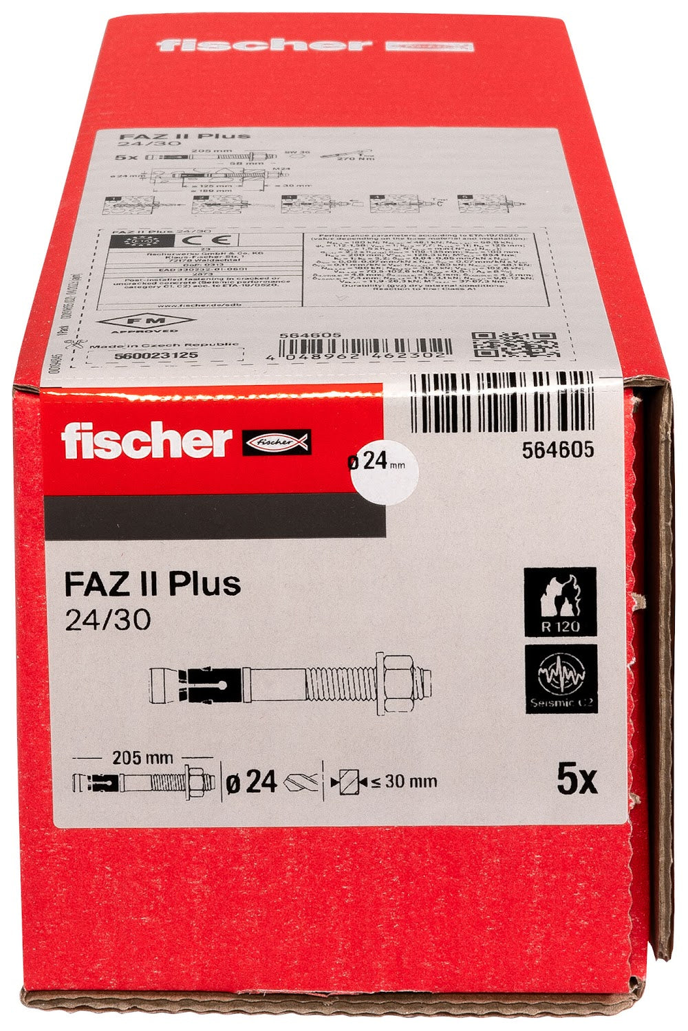 fischer FAZ II Plus 24/30 (confezione da 5 pz)