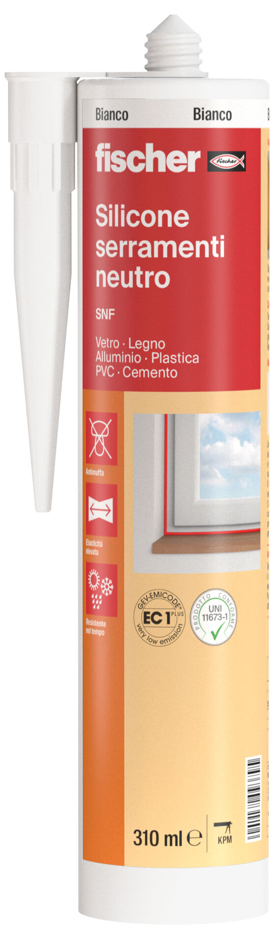 fischer SNF 310-BI SILICONE NEUTRO (confezione da 25 pz)