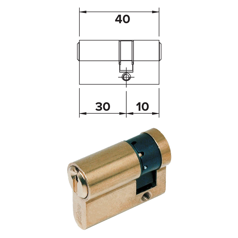 ISEO CILINDRO SAGOMATO MONOPROFILO 'F5'