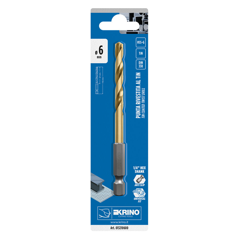 KRINO PUNTA RETTIFICATA RIVESTITA AL TITANIO