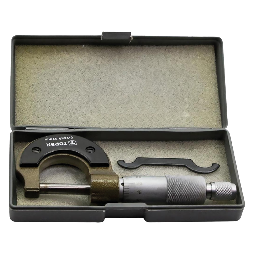 TOPEX MICROMETRO DI PRECISIONE mm. 0-25