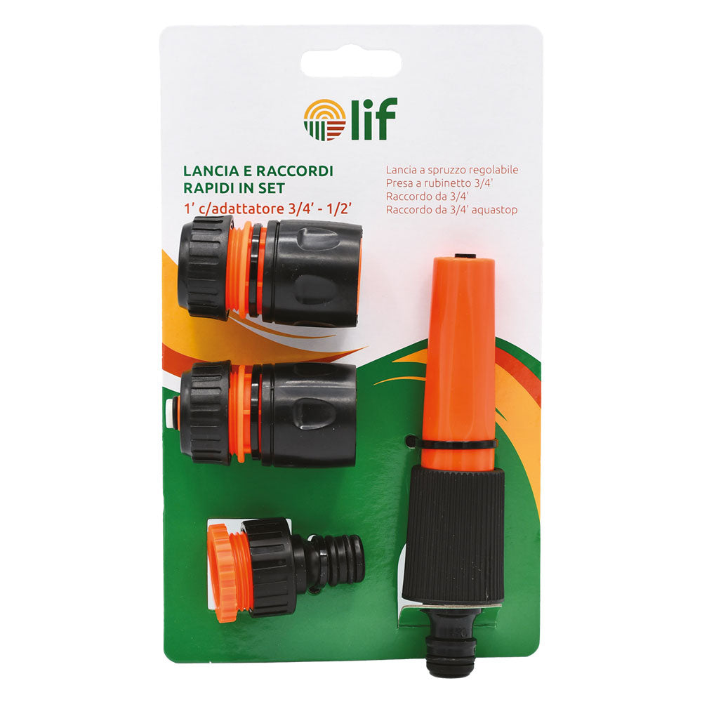 LIF LANCIA E RACCORDI RAPIDI IN SET