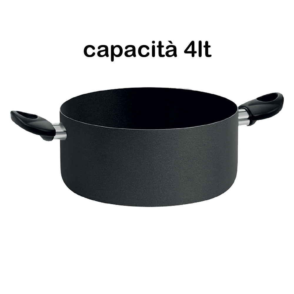 PENTALUX CASSERUOLA DUE MANICI 'BLACK LINE'