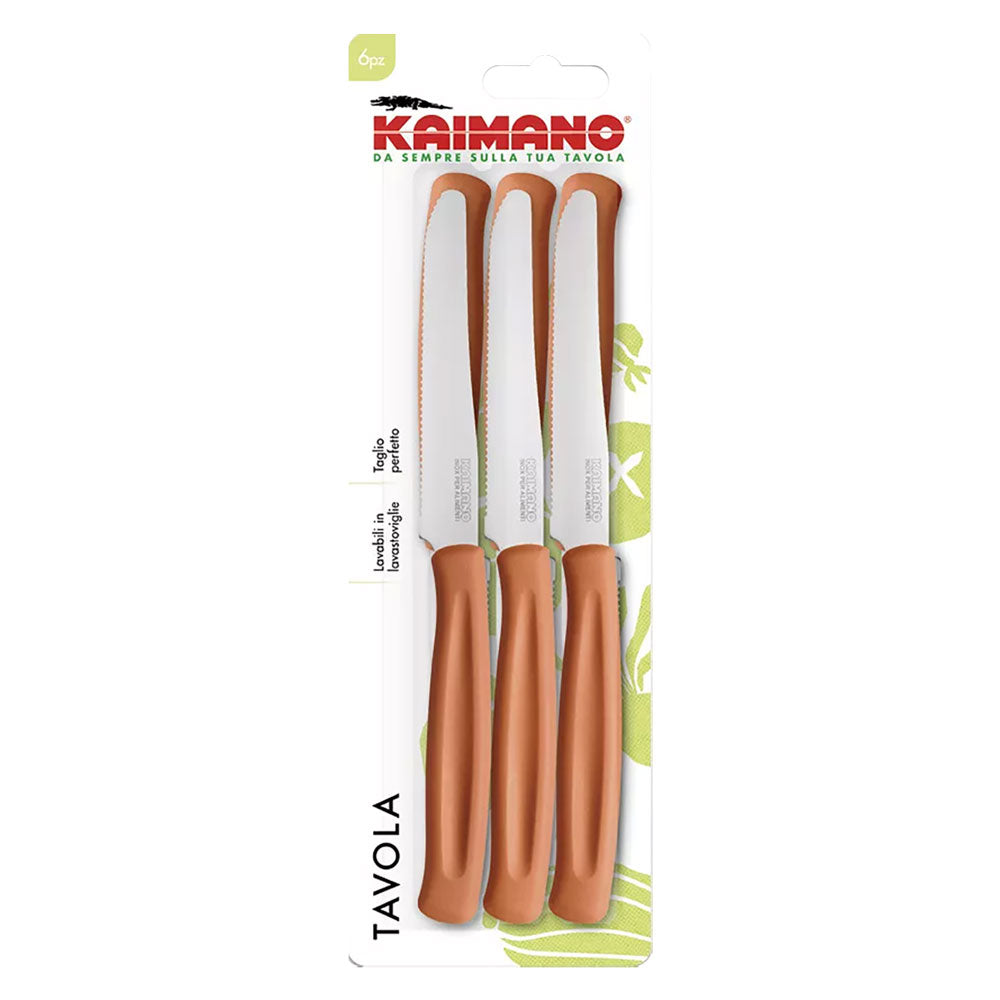 KAIMANO COLTELLO DA TAVOLA SEGHETTATO