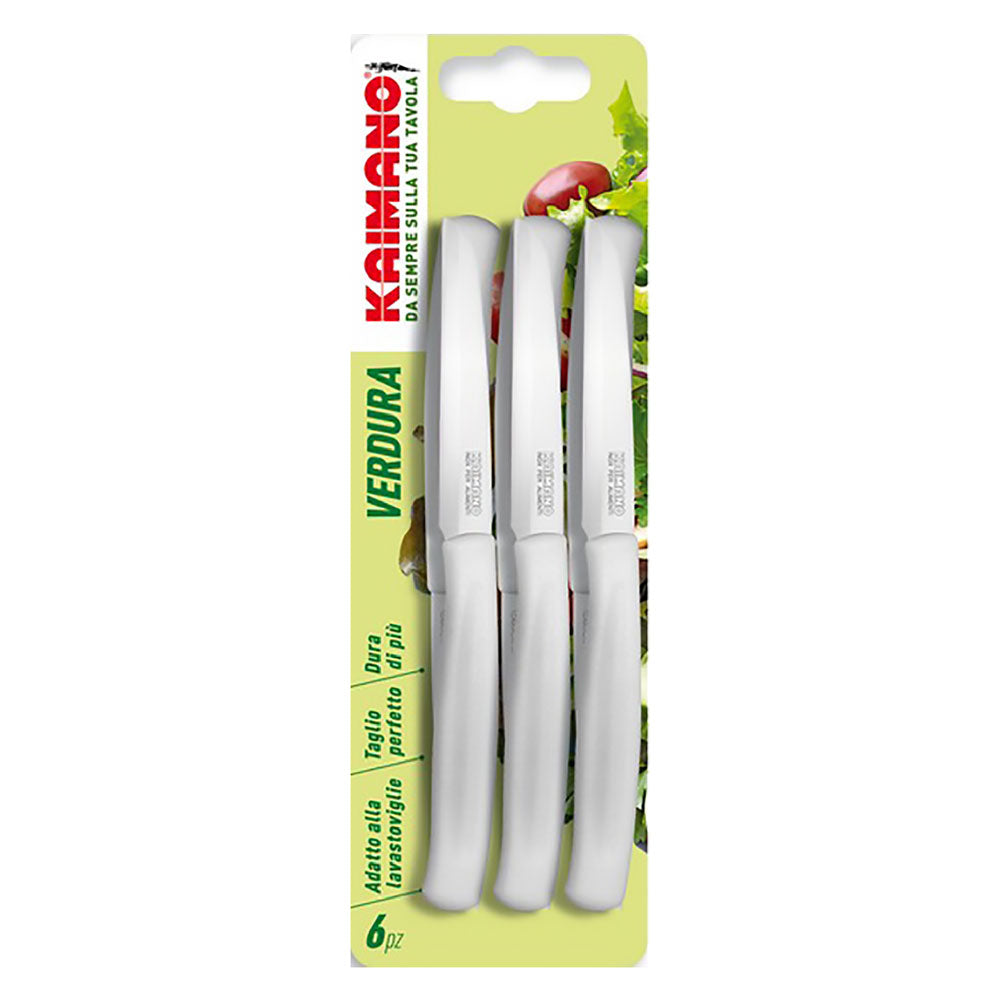 KAIMANO COLTELLO PER VERDURE manico bianco