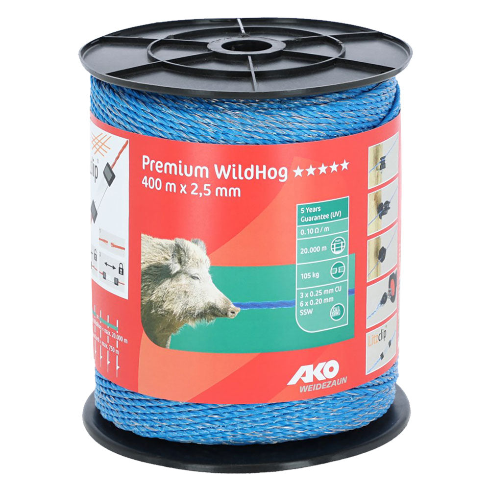 ALBERT KERBL FILO ELETTRIFICATO TONDO PER RECINTO 'PREMIUM WILDHOG' mt. 400