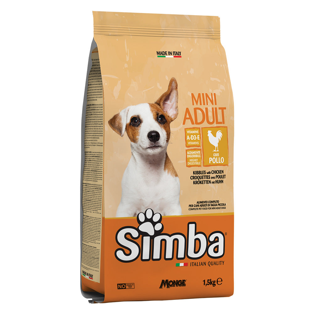MONGE CROCCHETTE PER CANI 'MINI ADULT' pollo - kg 1,5