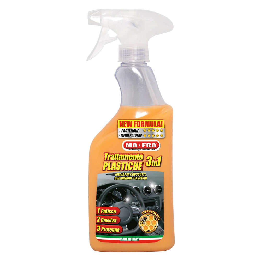 MA-FRA PULISCI CRUSCOTTI 'TRATTAMENTO PLASTICHE 3 IN 1' ml 500