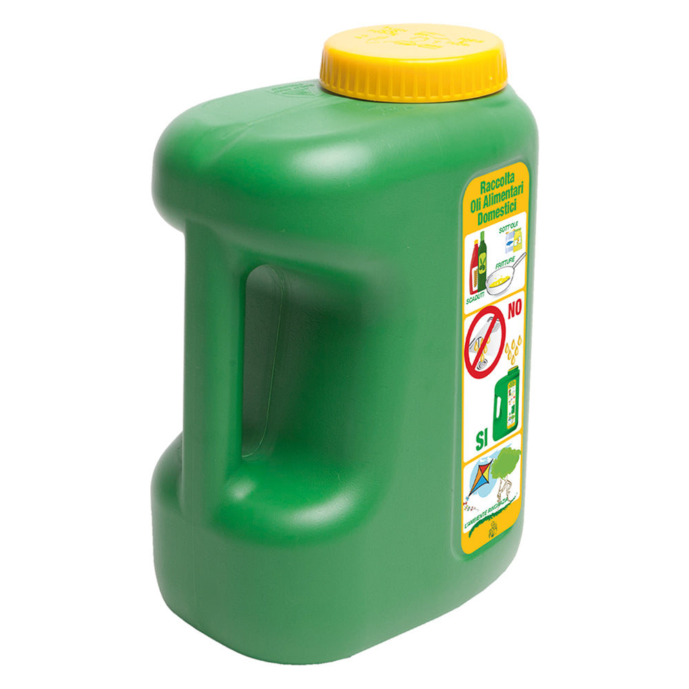 ICS TANICA PER RECUPERO OLIO ALIMENTARE lt. 5 - cm 19 x 13 x 27