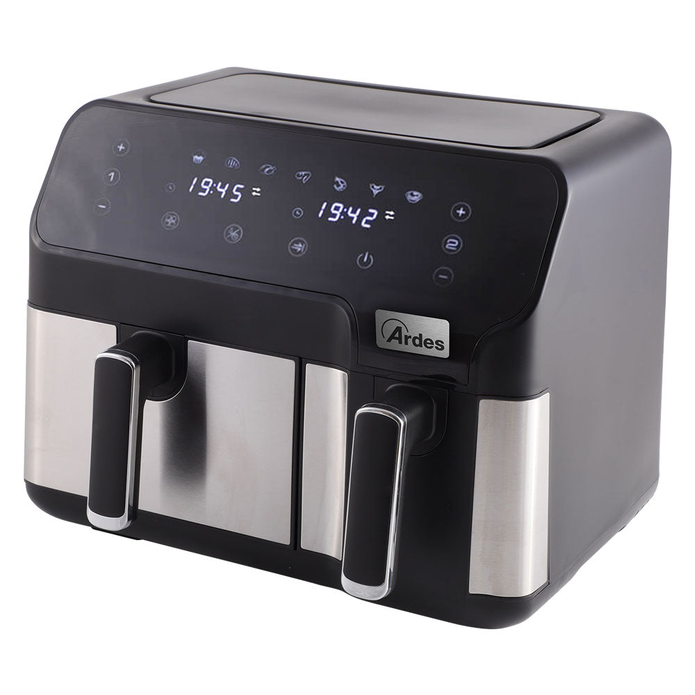 ARDES FRIGGITRICE ELETTRICA AD ARIA 'ELDORADA DUAL' 5,5 + 3,5 LT - 1700 W