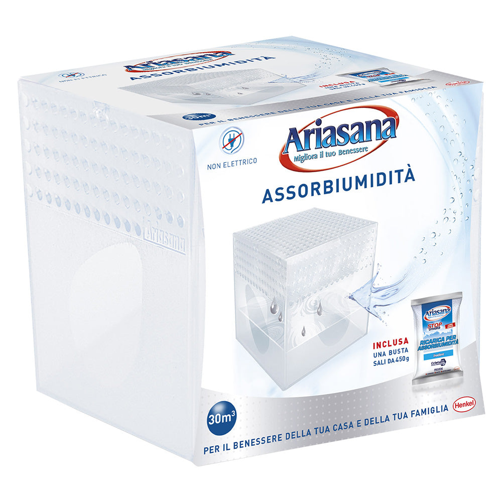 ARIASANA ASSORBIUMIDITA' IN KIT 'ARIASANA' kit 1 vaschetta+1 ricariche 450 gr.