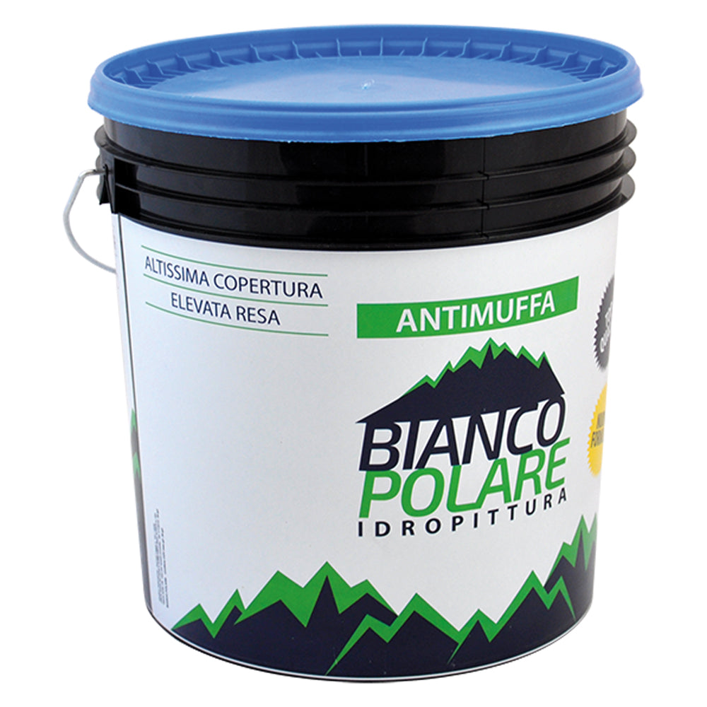 BIANCO POLARE IDROPITTURA SEMILAVABILE ANTIMUFFA TRASPIRANTE