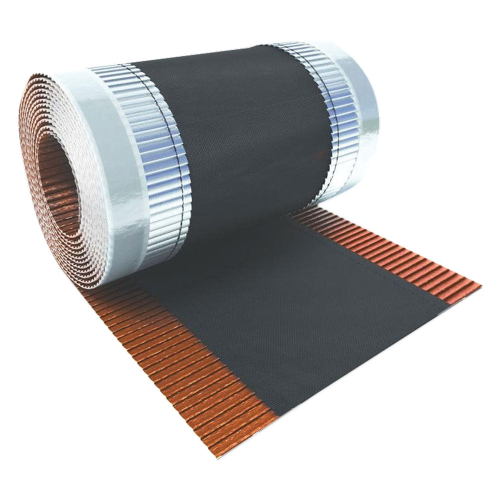ONDULINE BANDA AUTOADESIVA SOTTOCOLMO 'ONDULAIR ADHESIVE' h. 390 mm x 5 mt. - colore terracotta (RAL8004)