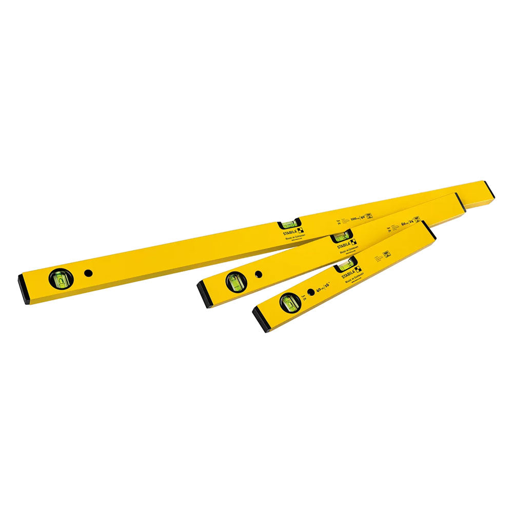 STABILA LIVELLA A DUE FIALE IN SET 'CLASSIC 70' kit 3 pezzi