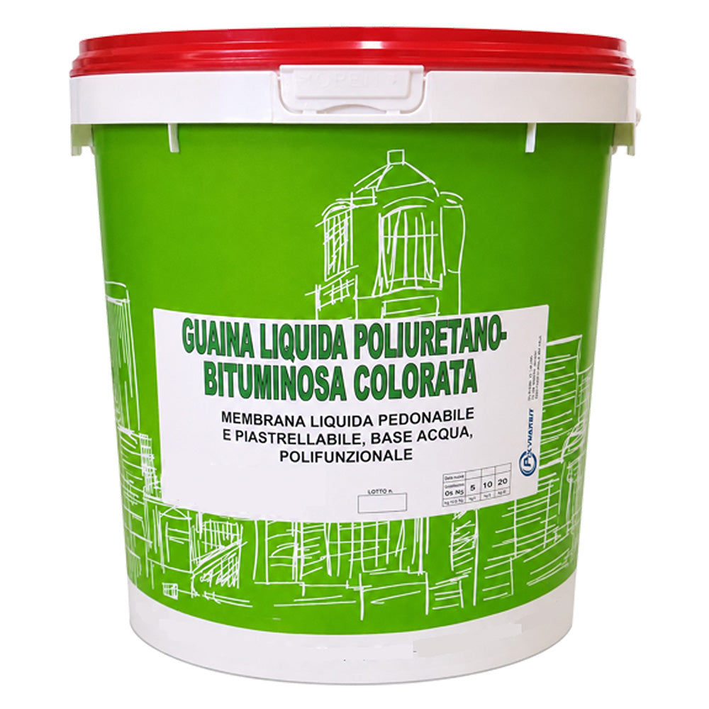 VODICHEM GUAINA LIQUIDA POLIURETANO BITUMINOSA COLORATA