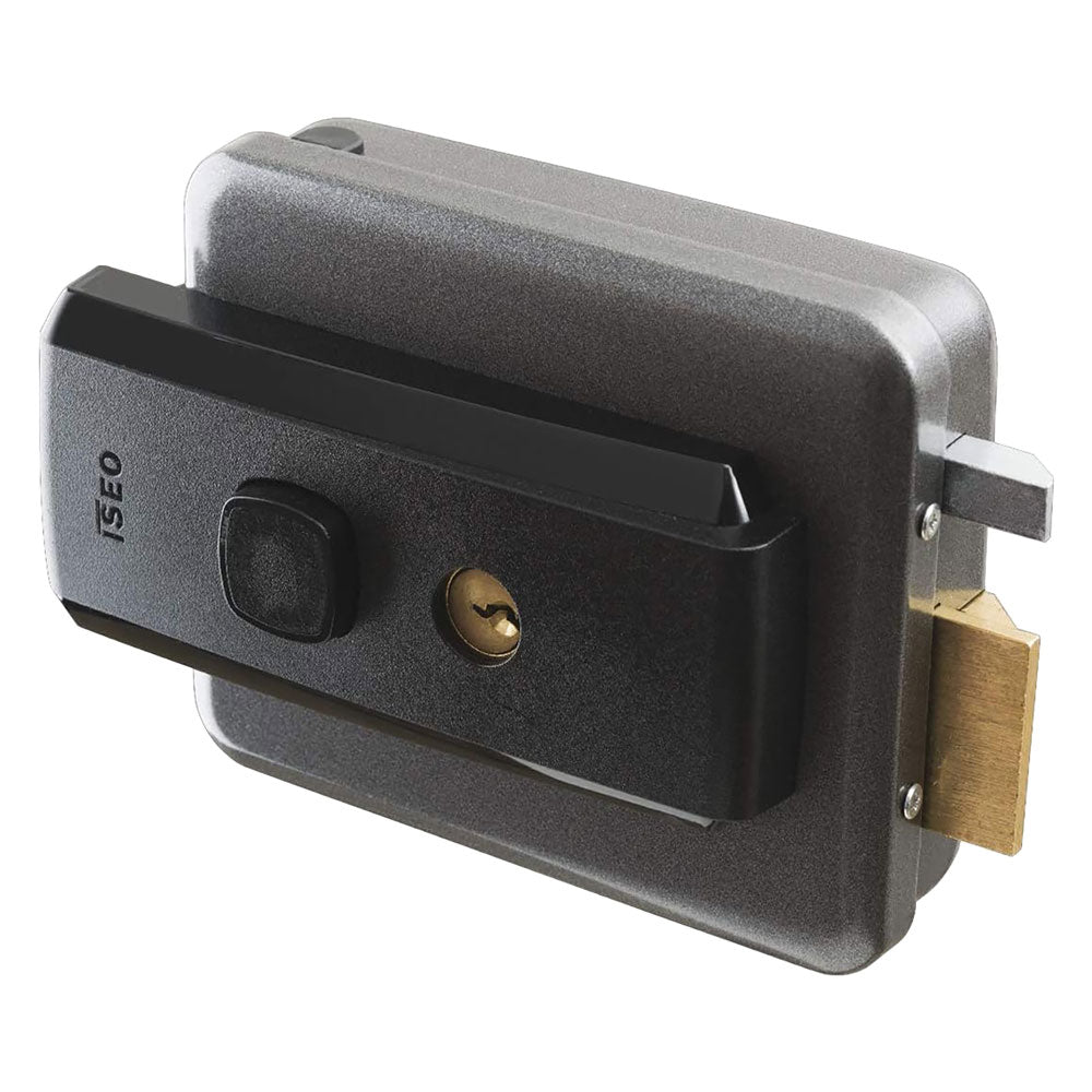 ISEO SERRATURA ELETTRICA DA APPLICARE PER LEGNO ART. 52N ambidestra - E50-60-70-80