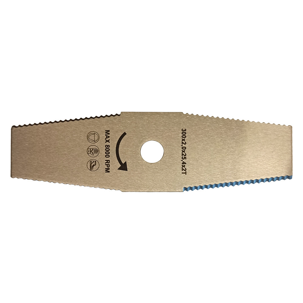 LAMA A 2 DENTI mm 300 x 2,0 x 25,4 x 2 T