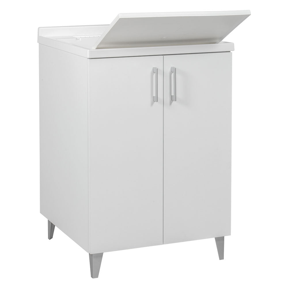 TRIOPLAST MOBILE LAVATOIO DOPPIA ANTA 'WOODY TOP' cm 60 x 50 x h.87