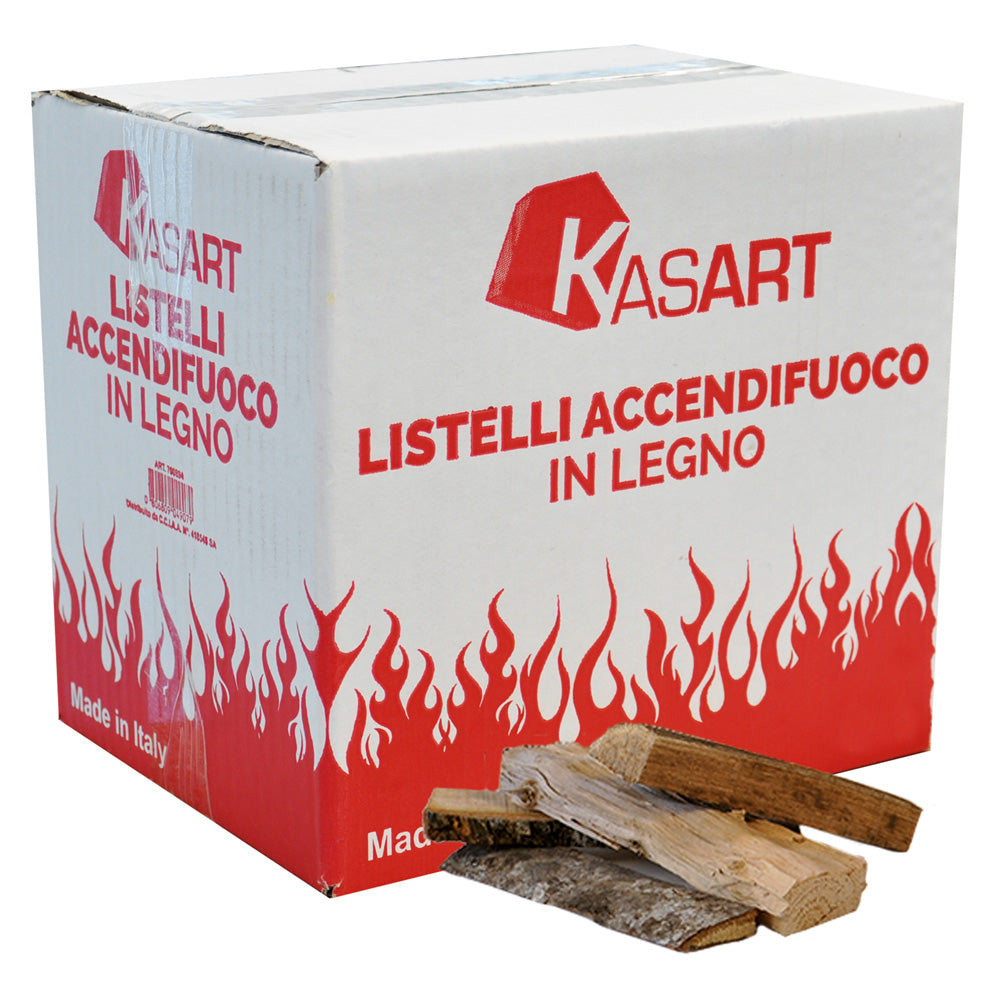 KASART LISTELLI ACCENDIFUOCO IN LEGNO 14 decimetri cubi - in scatola