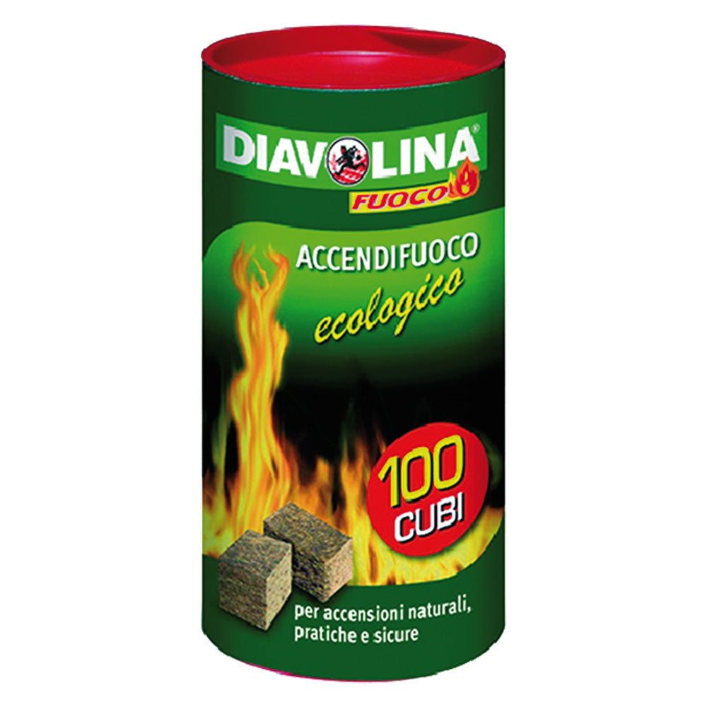 DIAVOLINA DIAVOLINA 'ACCENDIFUOCO ECOLOGICA' 100 cubi - art. 15317
