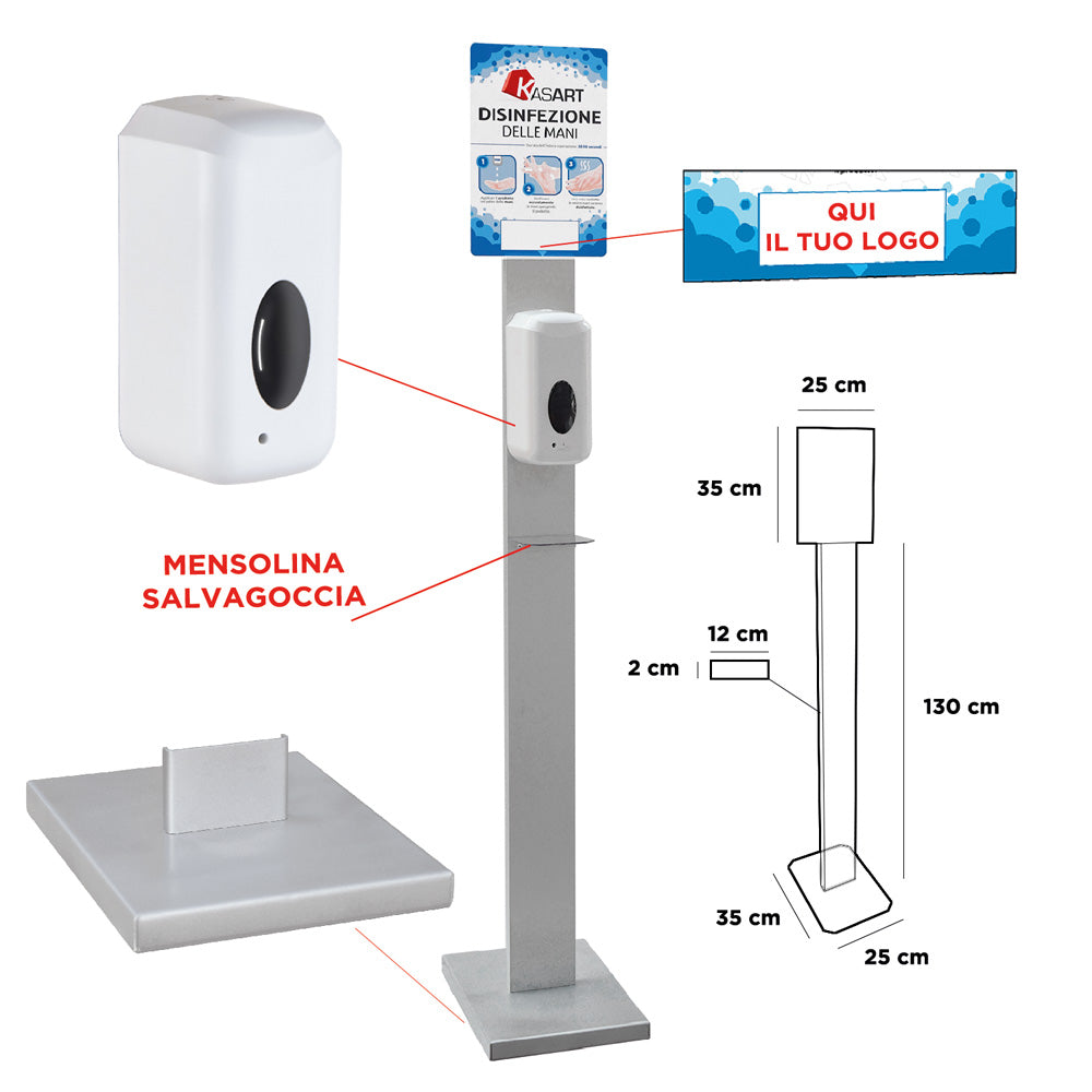 KASART PIANTANA CON DISPENSER AUTOMATICO dispenser 1000 ml