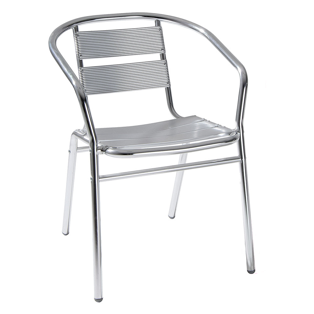 LIF SEDIA IN ALLUMINIO cm 53 x 54 x h 74
